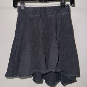 Dark Gray Flowy Skirt